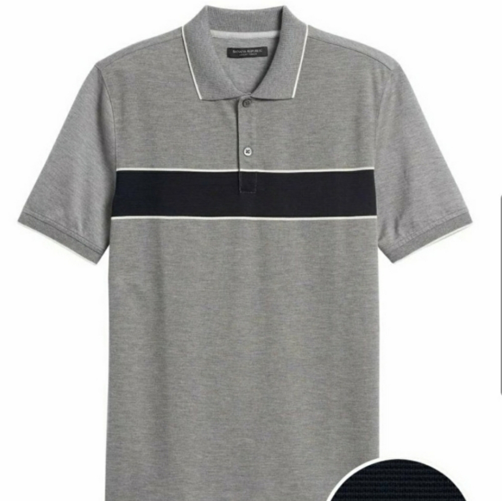 🆕️🍀NWT Banana Republic Luxury Touch Polo
